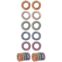 Mr. Pen- Spiky Sensory Rings, 10 Pack, Morandi, Stress Relief Fidget Sensory Toys, Fidget Ring for Anxiety, Massager, Individuals with BFRB, ADHD and Attention Disorder