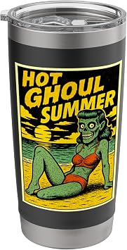 Hot Ghoul Summer Goth Stainless Steel Insulated Tumbler