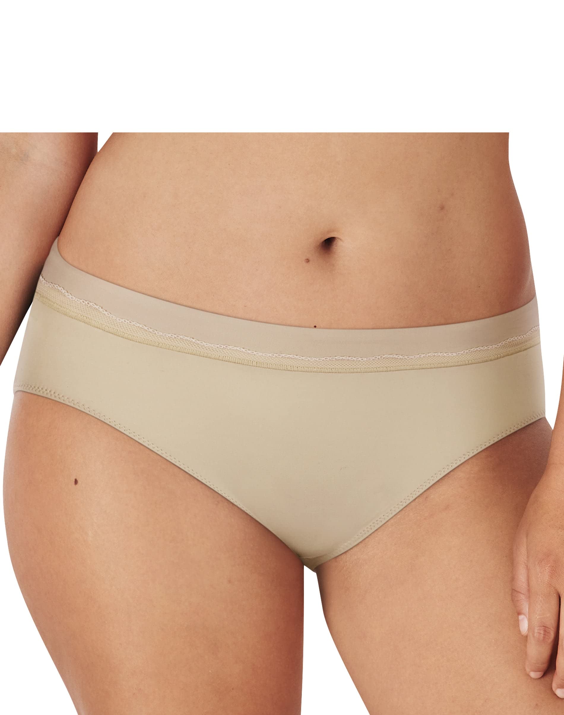 Slip bikini en microfibre Modern Microfiber Bikini Panty DFMMBK Almond taille 9