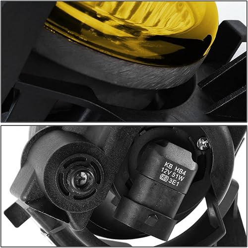 Miniatura 3 de Compatible con Subaru Impreza - Par de luces antiniebla para parachoques + kit de cableado + interruptor (lente ámbar)