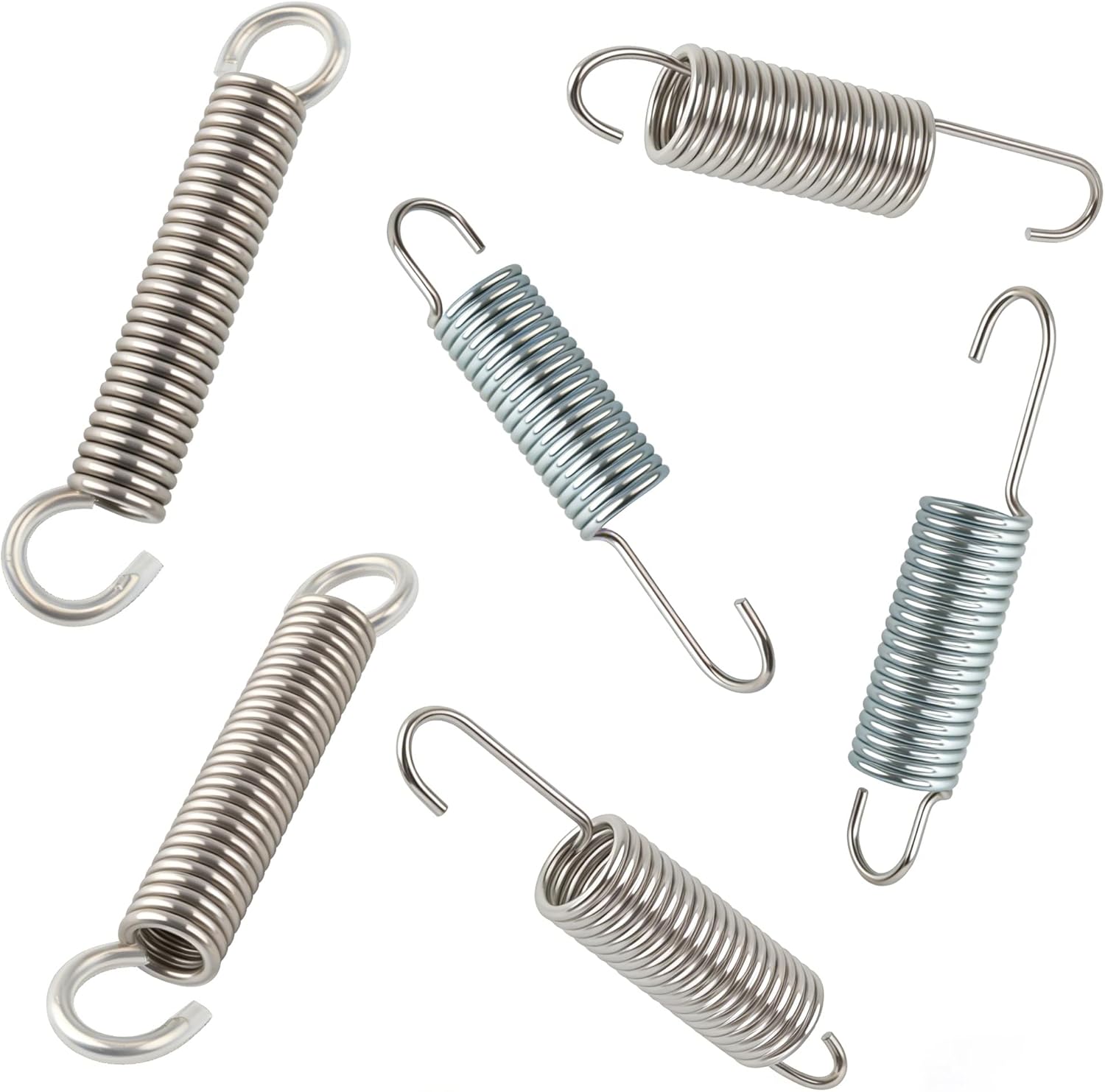 Recliner Hook Spring Set, 3-5/8-inch, 4-1/2-inch, 5-1/8-inch Sofa Replacement Springs, Compatible with Lazy Boy and Others, for Sofa/Chair Mechanism Repair, Sturdy Construction, 2-Pack