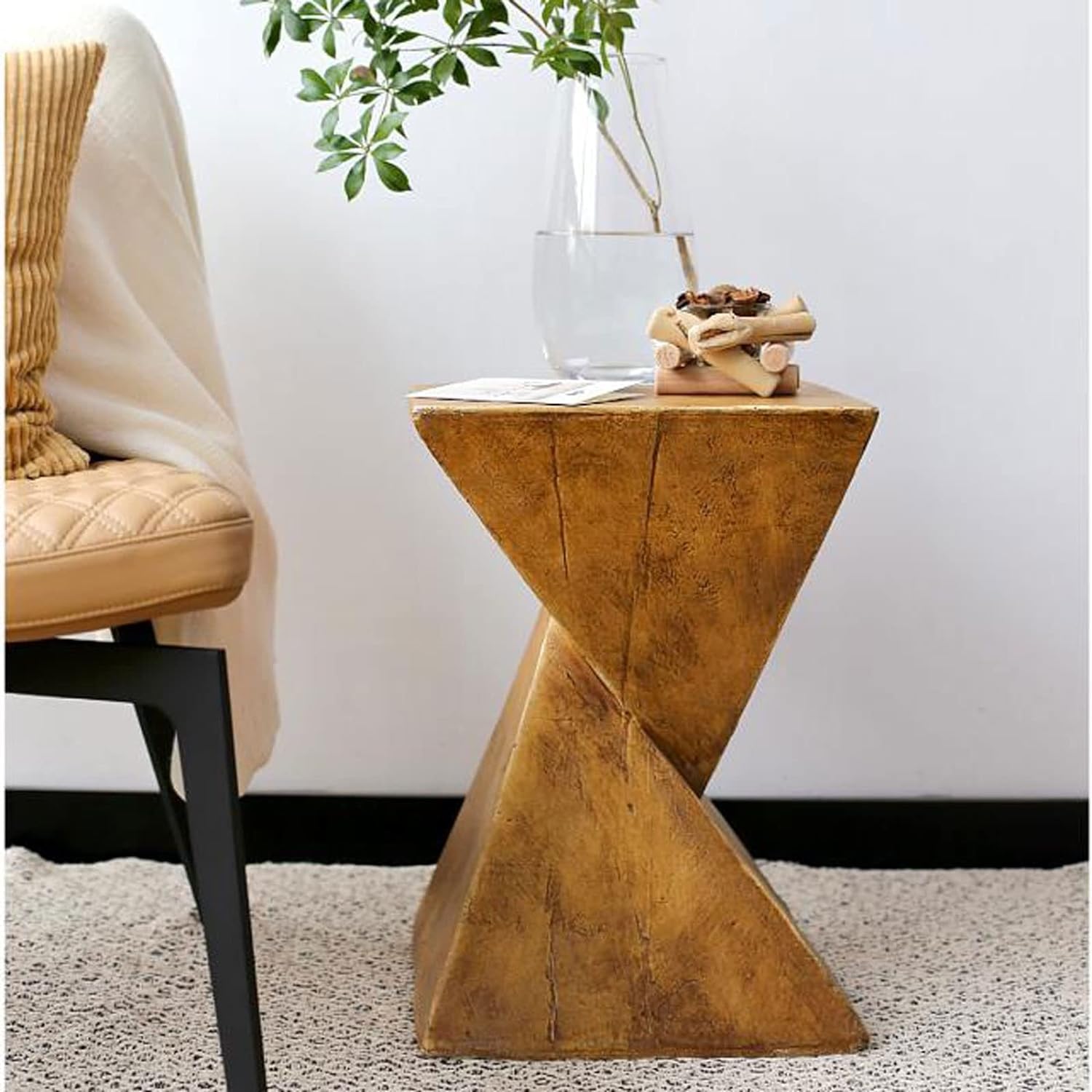 Kutis Modern Coffee Table & End Table - Farmhouse Rustic Design, Accent Table & Nightstand for Living Room & Bedroom