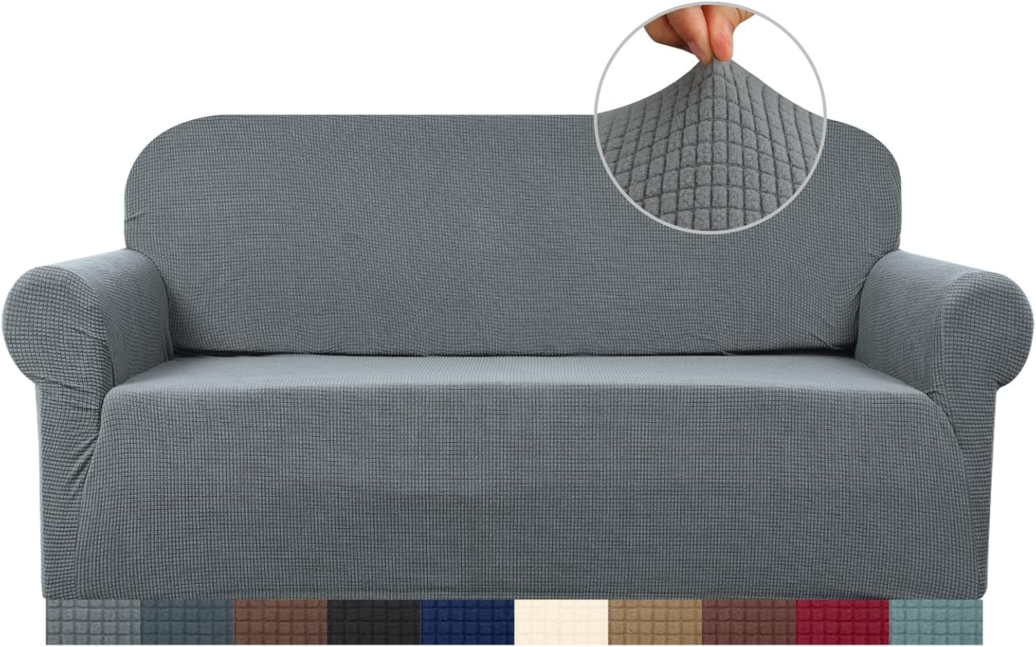 Neween Stretch Couch Cover for 3 Seater Couch, 1Piece Non Slip Sofa