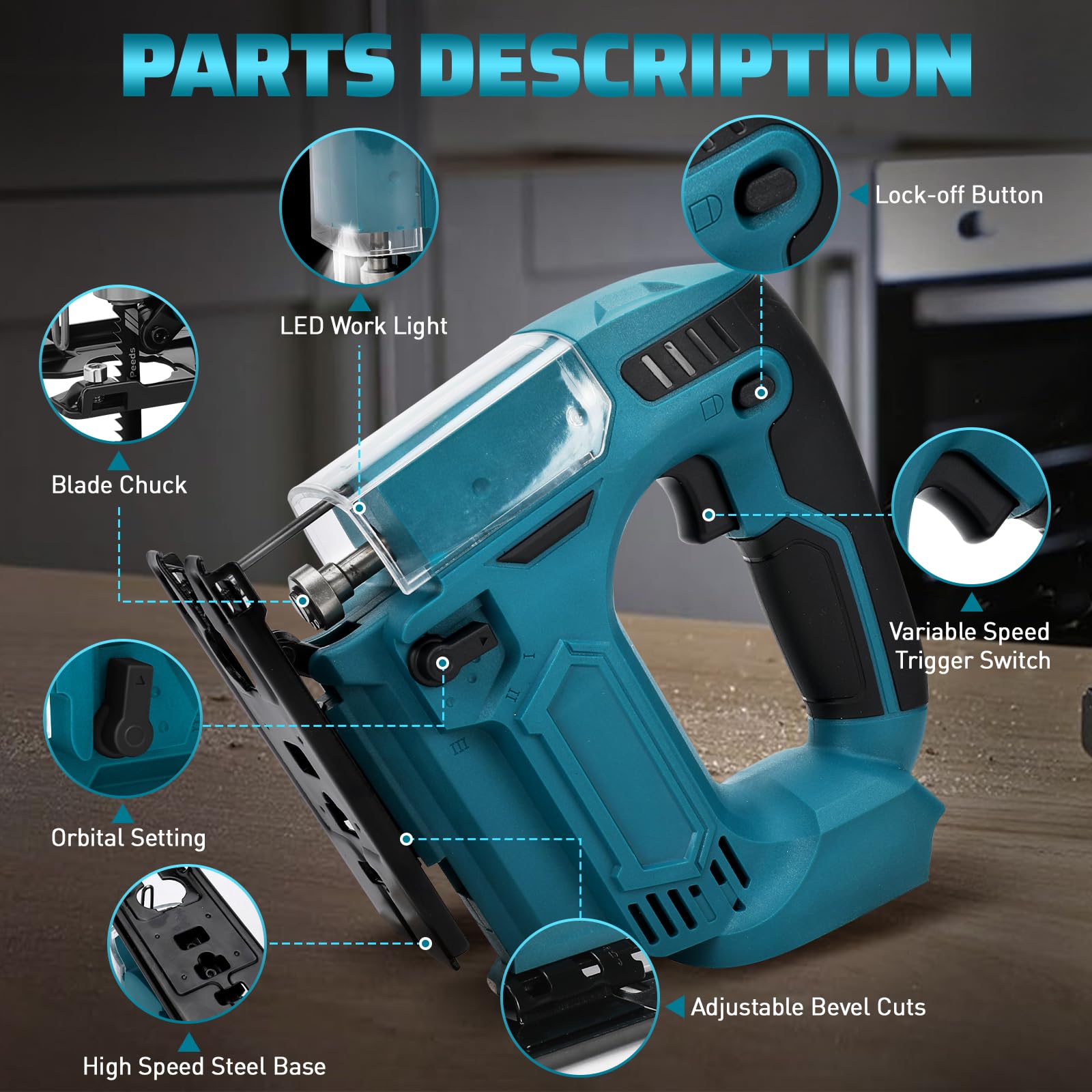 Makita Accu Decoupeerzaag T-model - Djv181zj - 18v