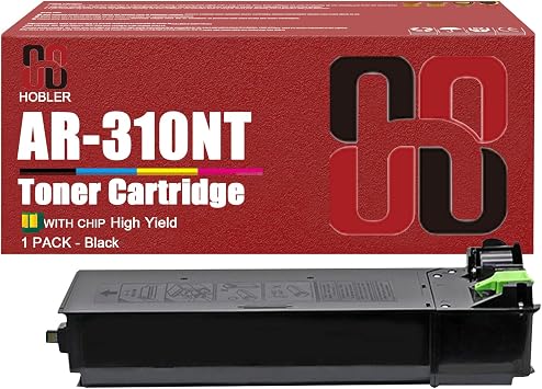 AR-310NT Toner Cartridges Compatible for Sharp AR-310 AR-310NT Toner Cartridge Work for Sharp AR-M208 M236 M237 M256 M257 M276 M277 M316 M317 M318 215 235 Copiers, Black
