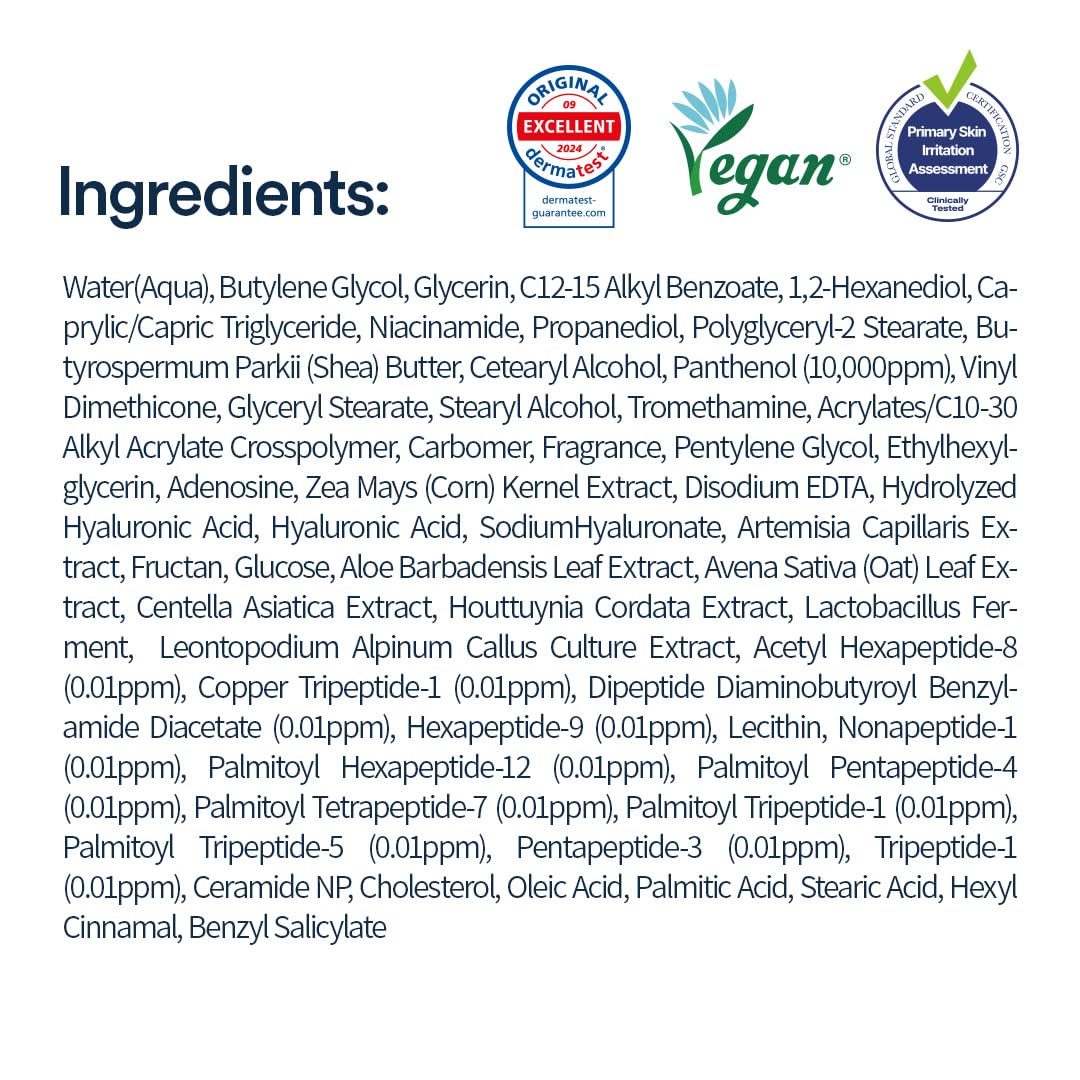 ANOTHERFACE PEPTATHENOL™ Aqua Balance Cream 1.69 Fl Oz, Peptide Moisturizer for Firm Skin, Ceramide Repairing Barrier for Anit-Aging, Hyaluronic Hydrating for Dry Skin, Vegan, Korean Skin Care - Image 7