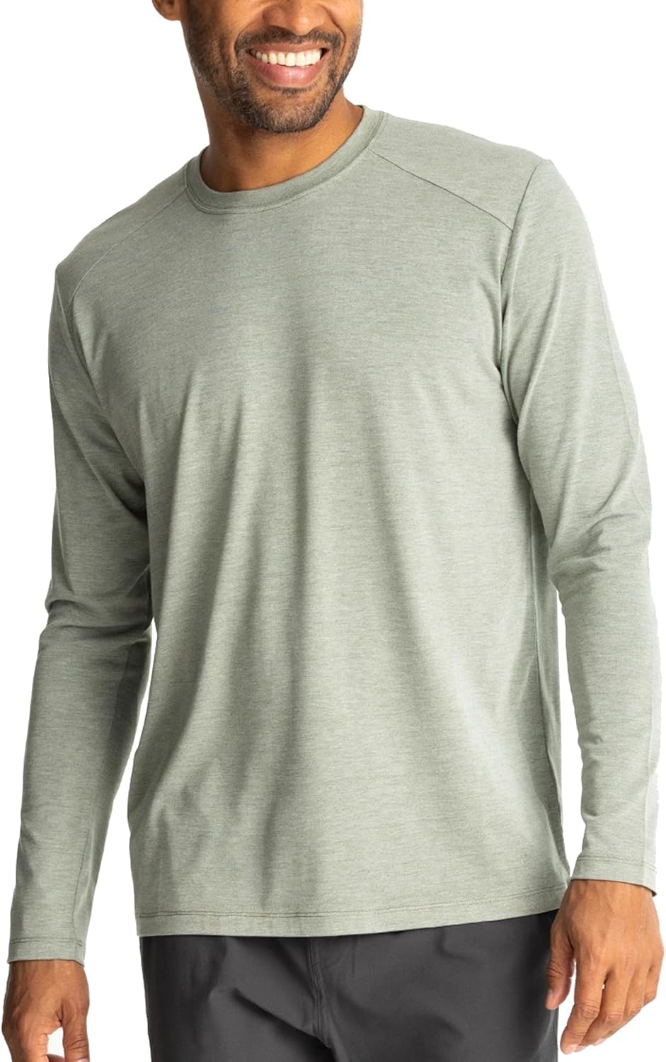 Free Fly Men's Shade Long Sleeve - UPF 50+ Sun Protection Clothing Men's Sun Shirt, Bamboo Viscose Long Sleeve Shirt