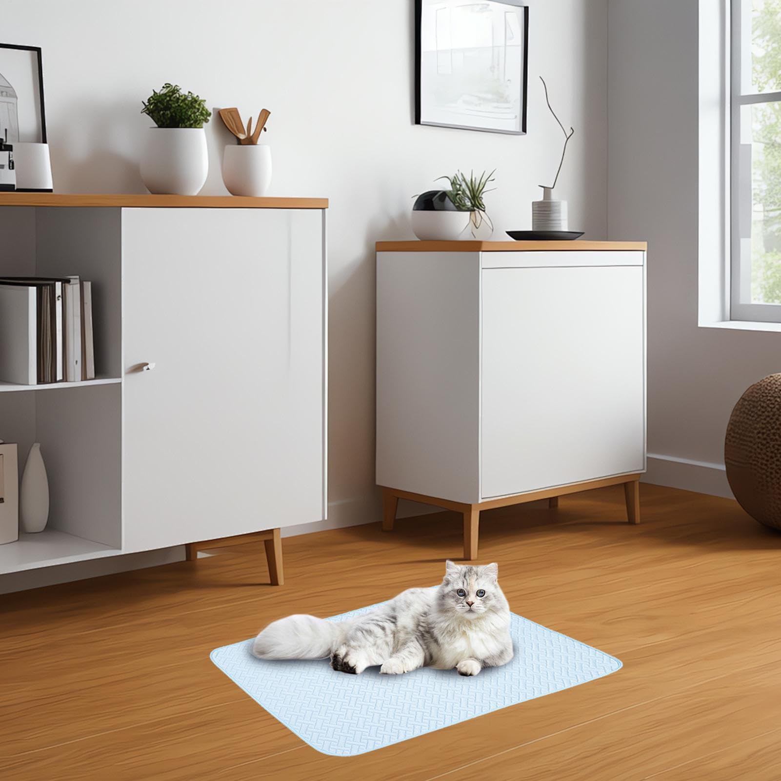 Alfombrilla de refrigeración para Perros | Alfombrilla refrescante para Perros para Camas y Lugares de Dormir, protección contra el Calor para Mascotas, cómoda Alfombrilla para Perros para