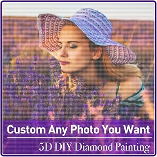 Custom DIY 5d Diamond Painting Kits for Adults, gem Art kit Suitable for Parent-Child Activities, Unisex Personalized Gifts for Room Décor