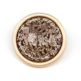 Craftisum 20 pcs Leopard Sequin Powders Transparent Resin Metal Sewing Shank Coat Buttons -25mm -1