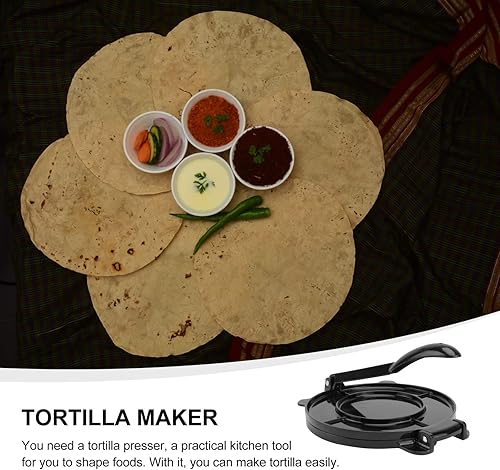 Miniatura 8 de Hemoton 1 herramienta multiusos para hacer albóndigas de harina, fabricante de tortillas, fabricante de tortillas, máquina de tortilla, prensa de