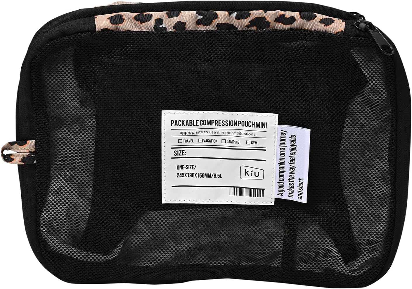 K466-511 Packable Compression Pouch, Mini Packable COMPRESSION POUCH Mini Travel Pouch, Travel, Storage, Lightweight, Clothing, Underwear, Gusset, Compression Zipper, Compact, Unisex, Unisex,