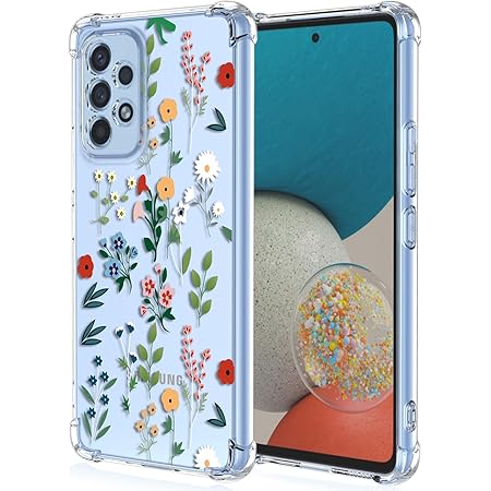 XINYEXIN Coque pour Samsung Galaxy A53 5G Femme, Fleurs Motif 3D Filles ...