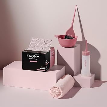 Fromm Pop Up Hair Foils, Light Pink Foils, Cosmetology Supplies, Hairstylist Essentials, Lightweight, Ideal for Highlighting and Coloring, Precut, 5 x 11, 500 Foil Sheets