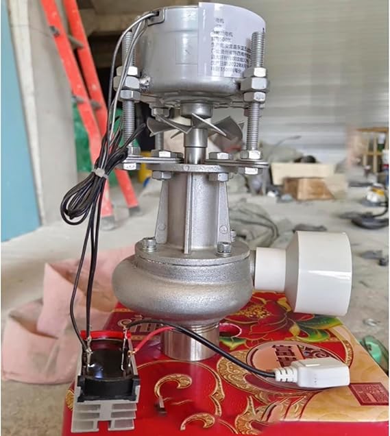 500W Micro Hydro Generator 220V Hydroelectric Generator Water Turbine Generator With Ballast And Inlet Connector, Water Powered Generators For Outdoor, Illuminazione, TV, Mountain,500W,220V