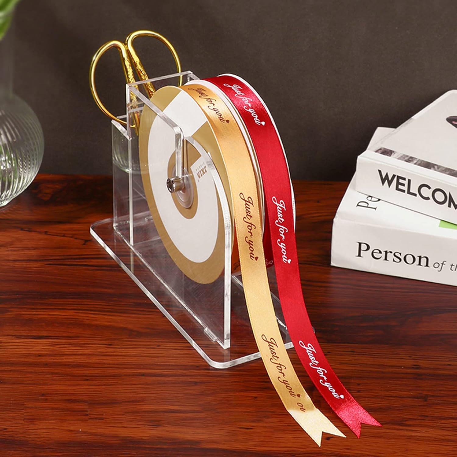 Amazon.com: Scarf Organizer Stand Ribbon Holder Organizer Craft Ribbon ...