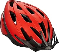 Schwinn Thrasher Adult Bike Helmet - Adjustable Dial Fit, Lightweight Microshell, 20 Vents, Visor, Ages 14+ 58-62cm