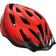 Schwinn Thrasher Helmet for Adults, Size 58-62 cm for Riders Ages 14+, Microshell, Adjustable Dial &amp; Straps, Interior Padding, Air Vents, Visor, Adult Bike Helmet