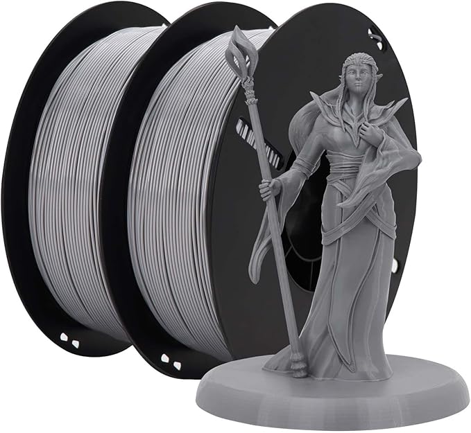 3D Printer Filament, PLA+ Filament Bundle, 1.75mm 2x1KG Spool (PLA...