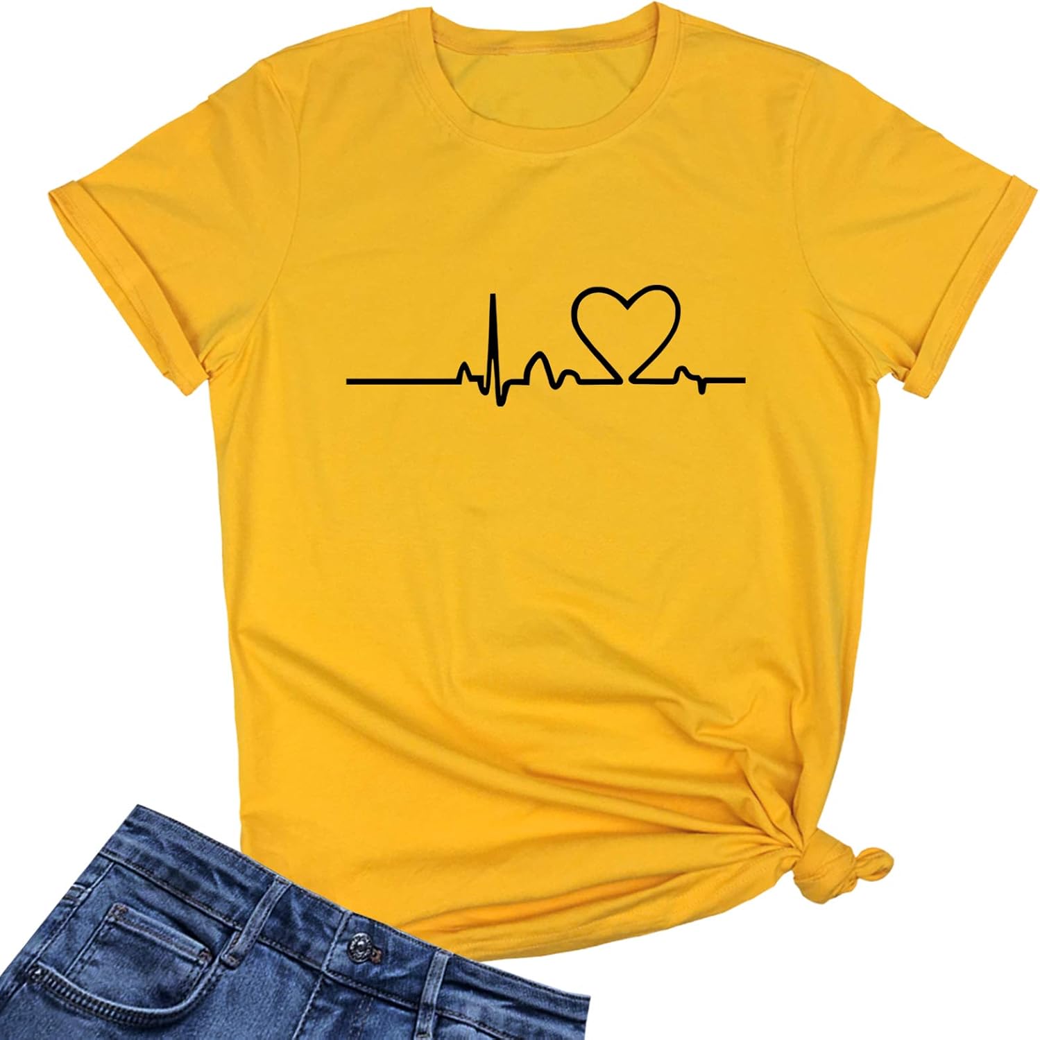 LOOKFACE Women's Cute T Shirt Junior Tops Teen Girls Graphic Tees