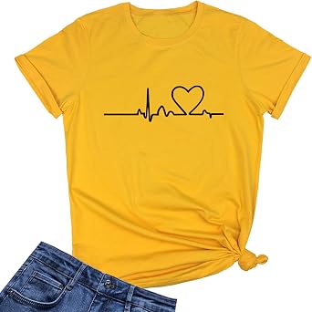 LOOKFACE Womens Cute T Shirt Junior Tops Teen Girls Graphic Tees