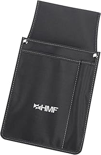 HMF Sacoche de Serveur, Holster pour Portefeuille de Serveur | 14 x 26 x 5,5 cm | Noir