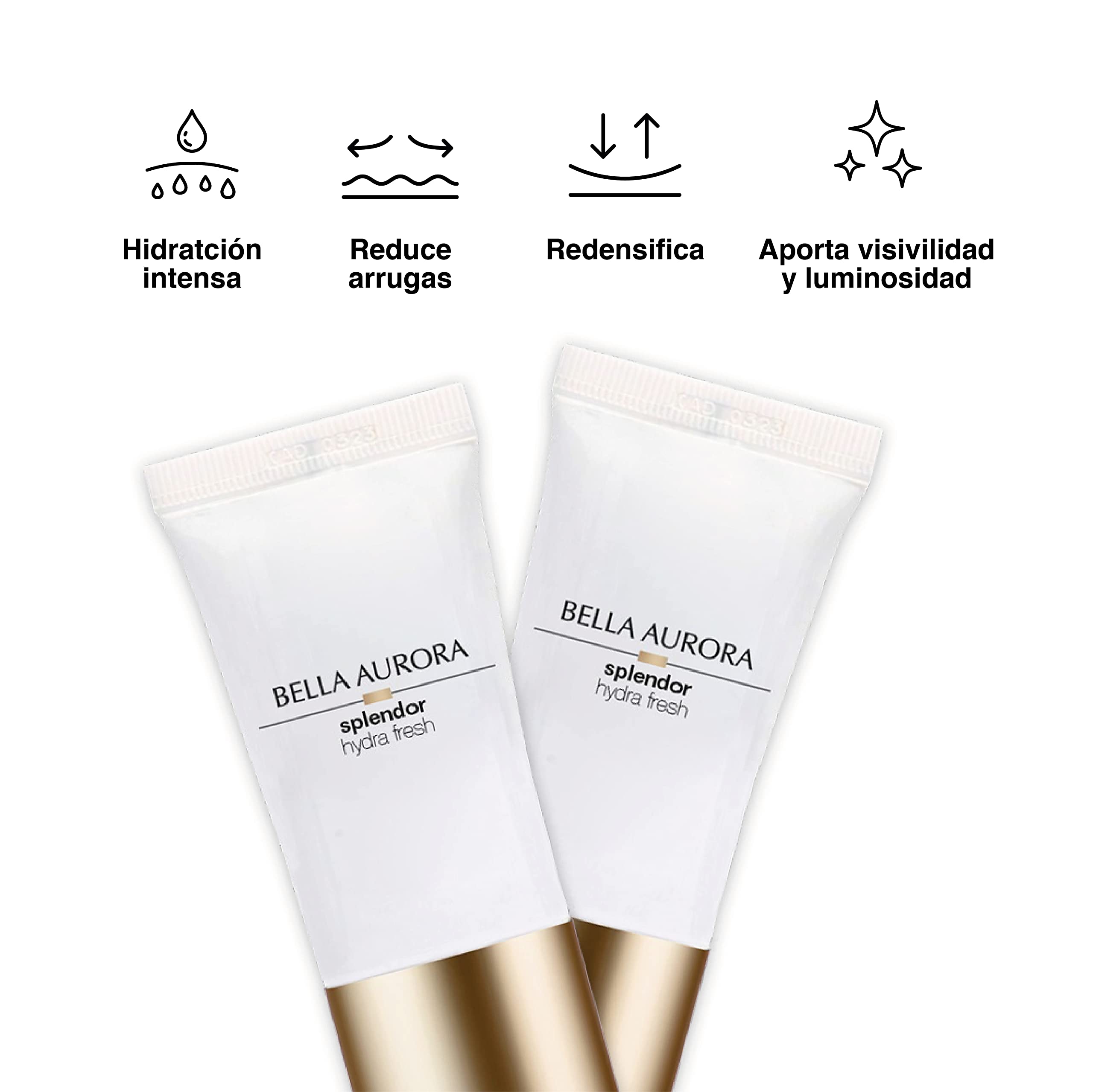 BELLA AURORA Splendor Hydra Fresh 50 ml, erfrischende Anti-Aging-Gesichtscreme, 24 Stunden Feuchtigkeit, Anti-Falten, LSF20-Schutz, für trockene Haut, Frische und Komfort, mit Bambuswasser