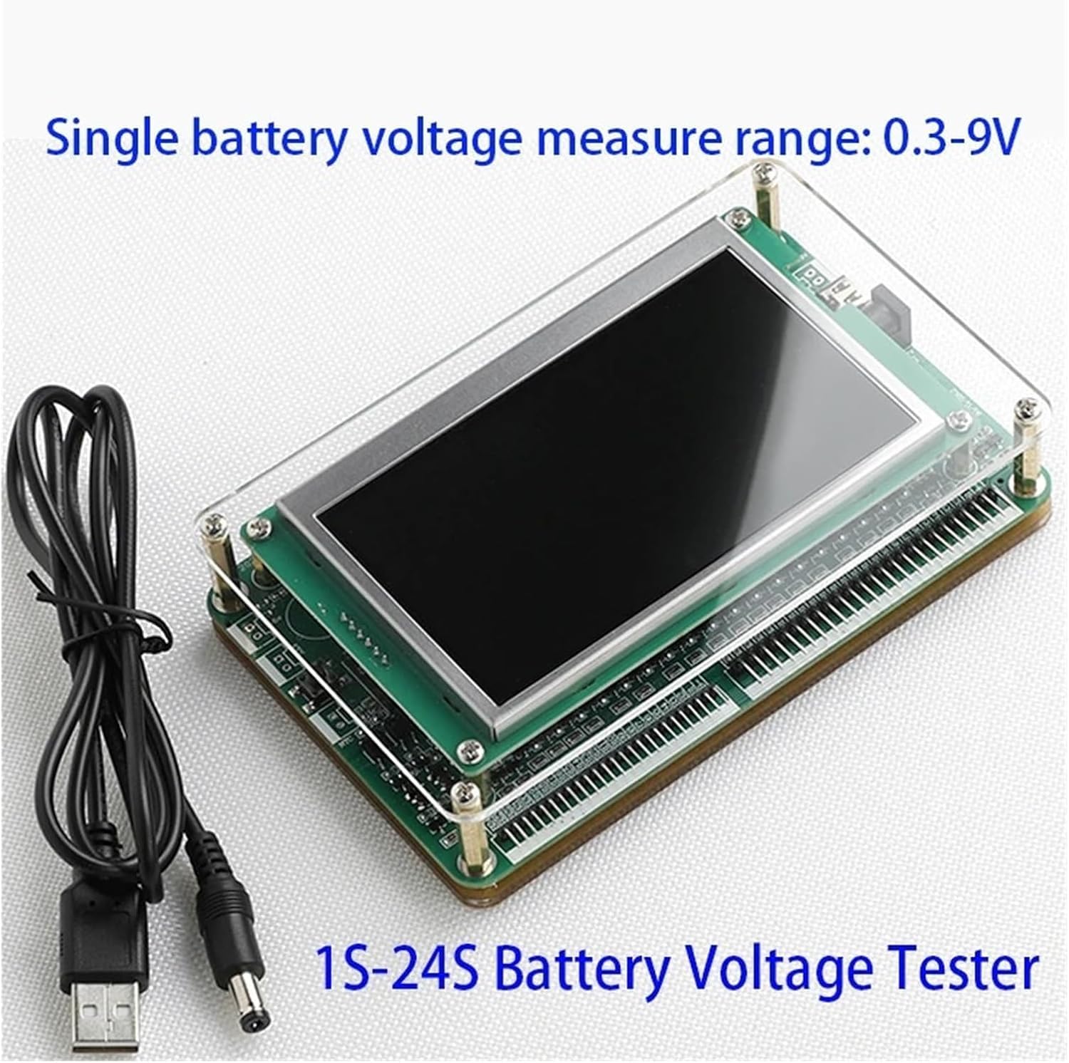 Lifepo4 Battery Voltage Tester Lithium Single Cell Measurement Identify String Number Lto Volt Meter Display 1S-24S 0.3-9V