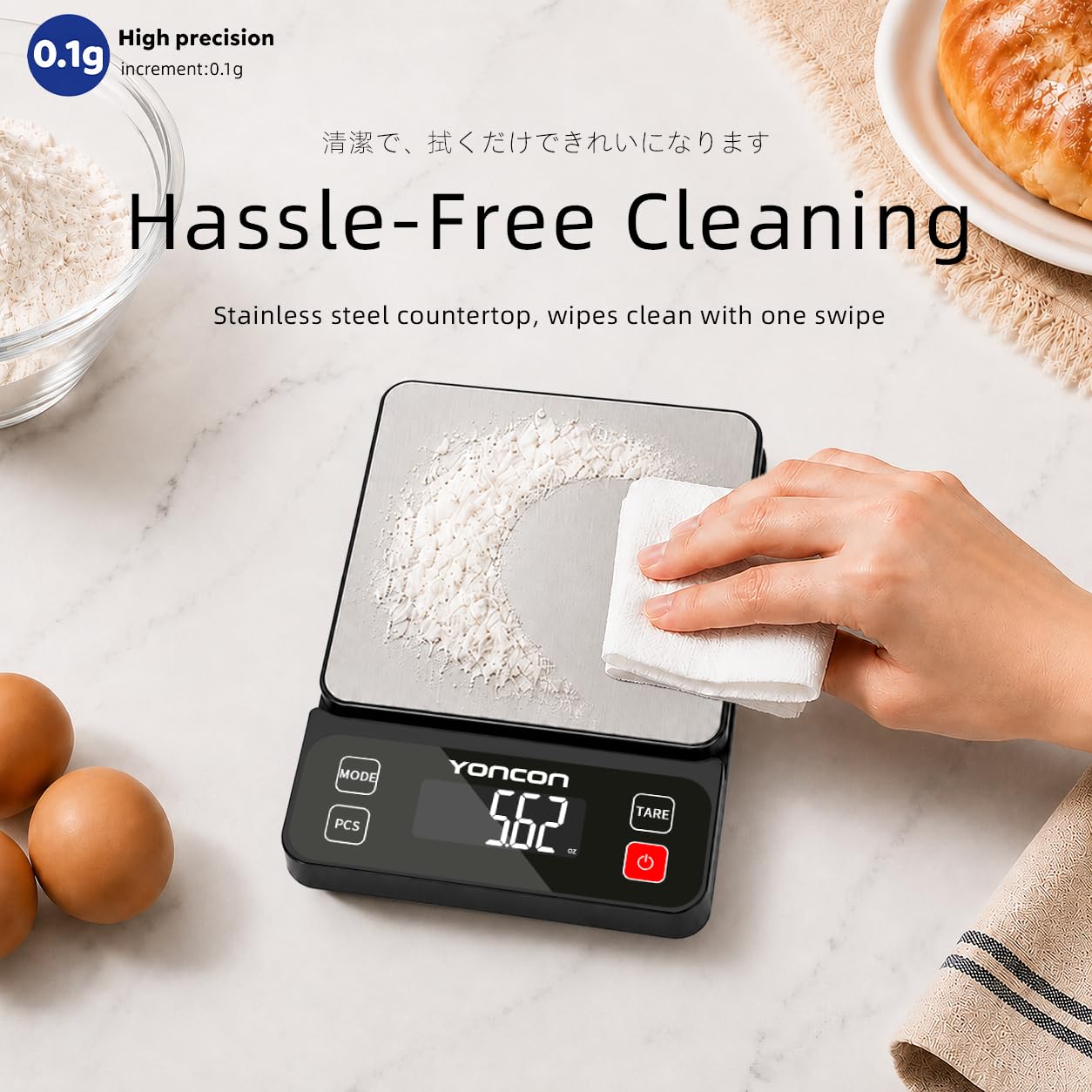 Digital Food Scale - 11lb Precision -6
