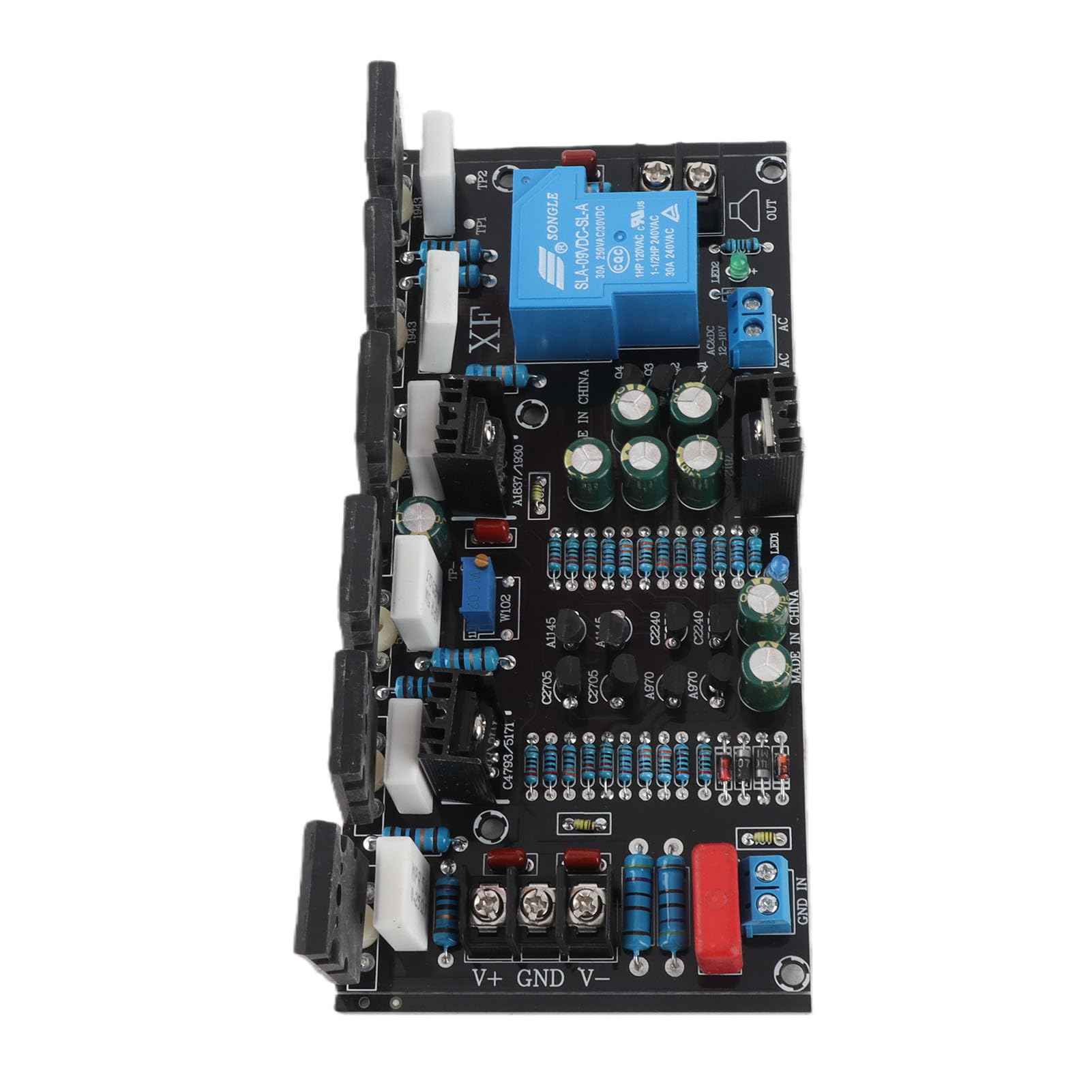 Wzmacniacz mono 300 W, obsługa karty wzmacniacza mocy klasy D, głośnik 15 cali, moduł AMP DC 20-90 V do samochodu, kina domowego