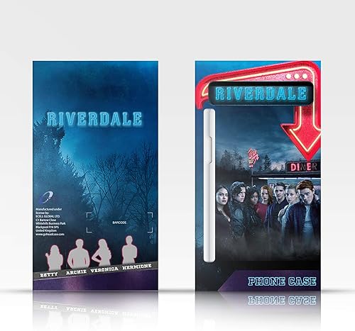 Miniatura 7 de Head Case Designs Funda de gel suave con licencia oficial de Riverdale con logotipo de mármol blanco y negro compatible con Apple iPhone 13 Pro Max
