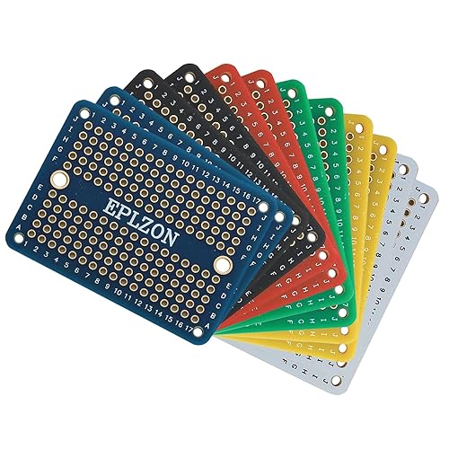 Miniatura 2 de EPLZON Placa de Pruebas Soldable Mini Placa PCB Chapada en Oro Placa de Pruebas de Soldadura para Proyectos de Electrónica DIY Aplicable a Proyectos