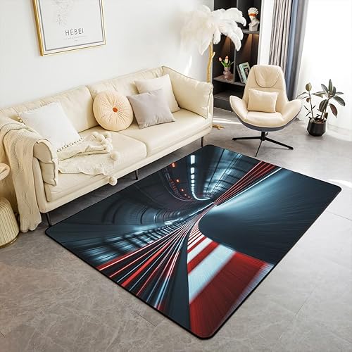 Miniatura 17 de Alfombra decorativa de estilo bohemio retro floral de 5 x 7 pulgadas, 70 segundos, flores hippie bohemias, alfombras para sala de estar para niños,