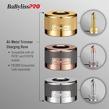 BaBylissPRO FX787 Trimmer Charging Base - Gold