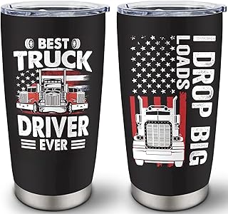 Driver Christmas Appreciation Trucker Tumbler