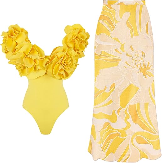 Enakshi Women Swimsuit Beachwear Swim Suit for Water Parks Summer Birthday Gift XL Size Set Clothing, Shoes & Accessories|...
