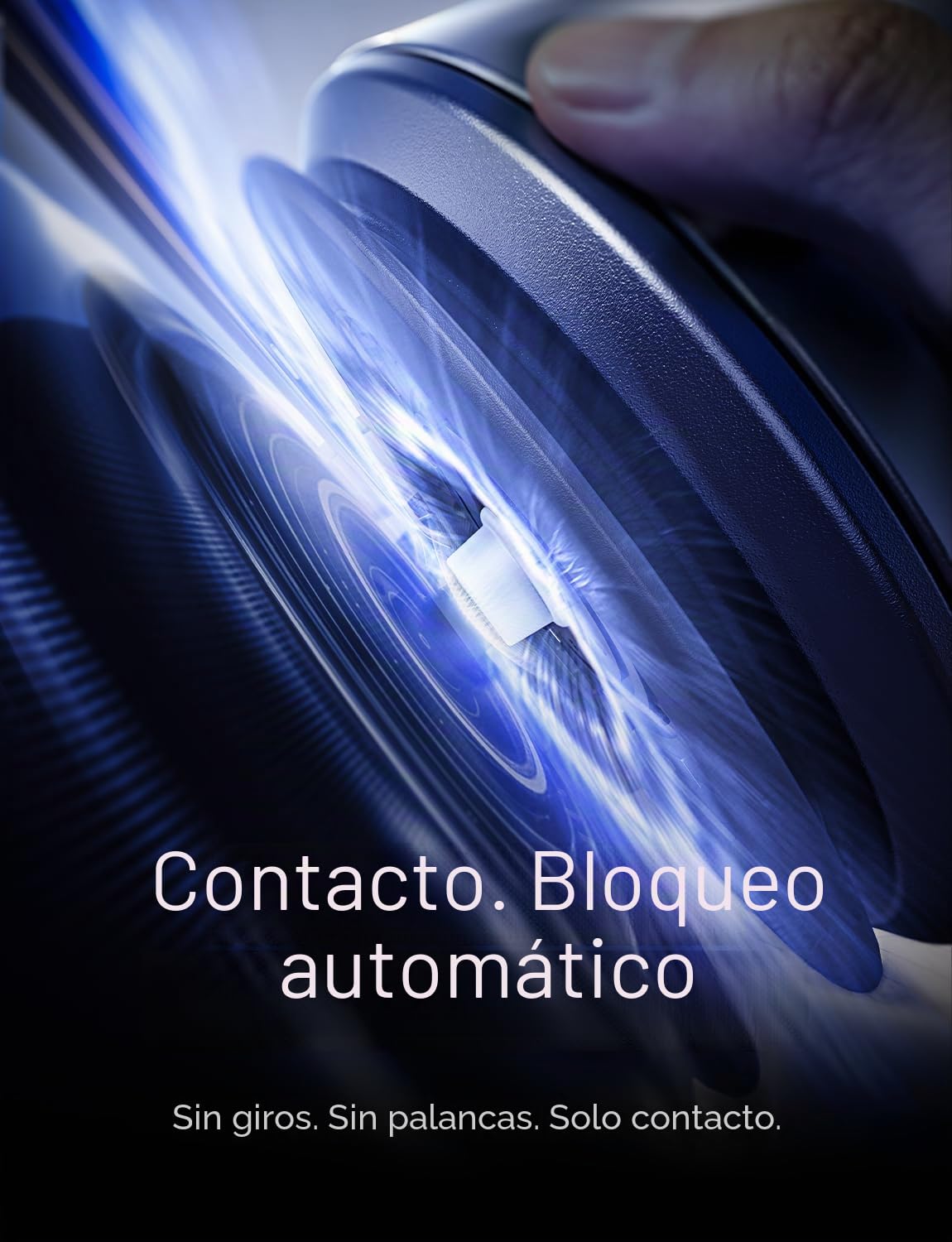 LISEN Soporte de coche Magsafe con ventosa eléctrica - [Adsorción automática] [17 + kg de potencia de succión ultra] 2025 plegable soporte de teléfono móvil al vacío para iPhone 16 Pro Max 15 14 Negro