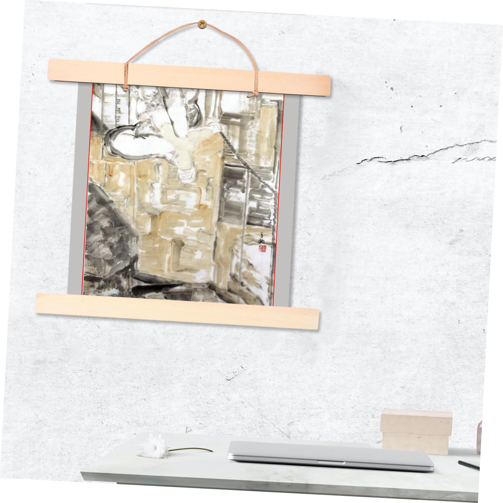 STOBAZA 2stücke Magnetischer Plakat Hänger Aufhängen Von Kunstwerken Wanddeko Für Schlafzimmer Und Büro