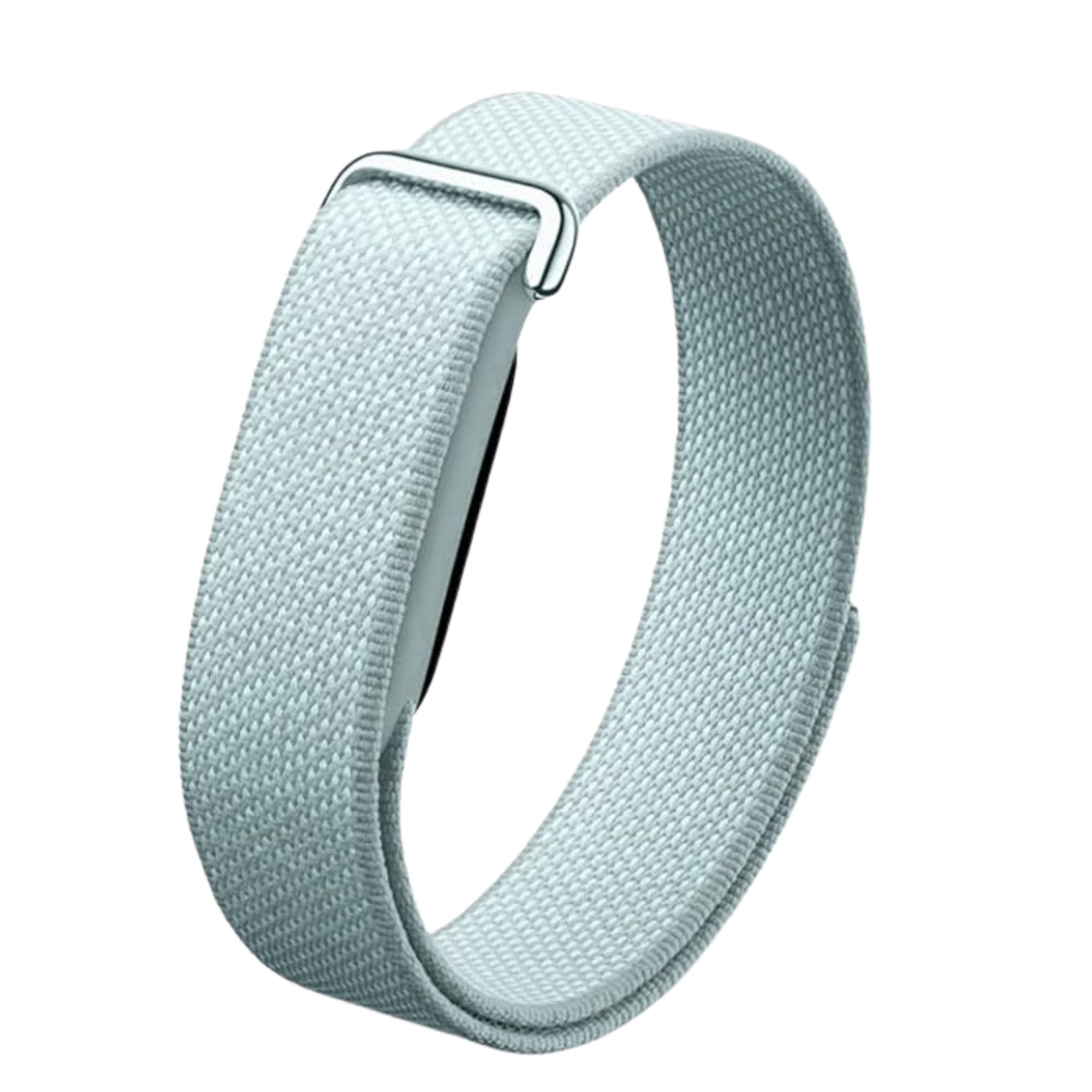 Nylon Strap (Titanium Buckle) Compatible with Google Fitbit Air | Soft Breathable, Adjustable Sport Band for Men & Women-image-10