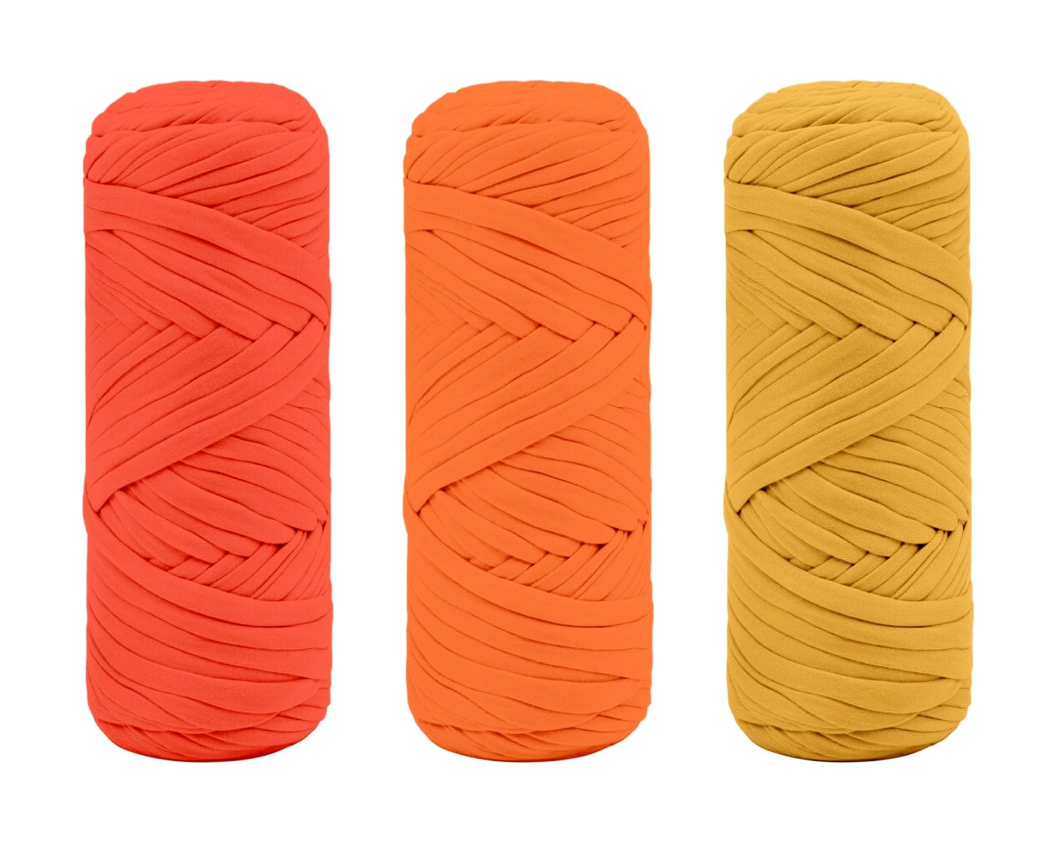 Maxee 400g T-Shirt Garn – 2 er Pack (je 200g/75m), Weiches Beilaufgarn zum Häkeln & Stricken – Farbintensiv & pflegeleicht, Ideal für Häkeltaschen/Körbe/Teppiche DIY Projekte, Handarbeiten und Deko