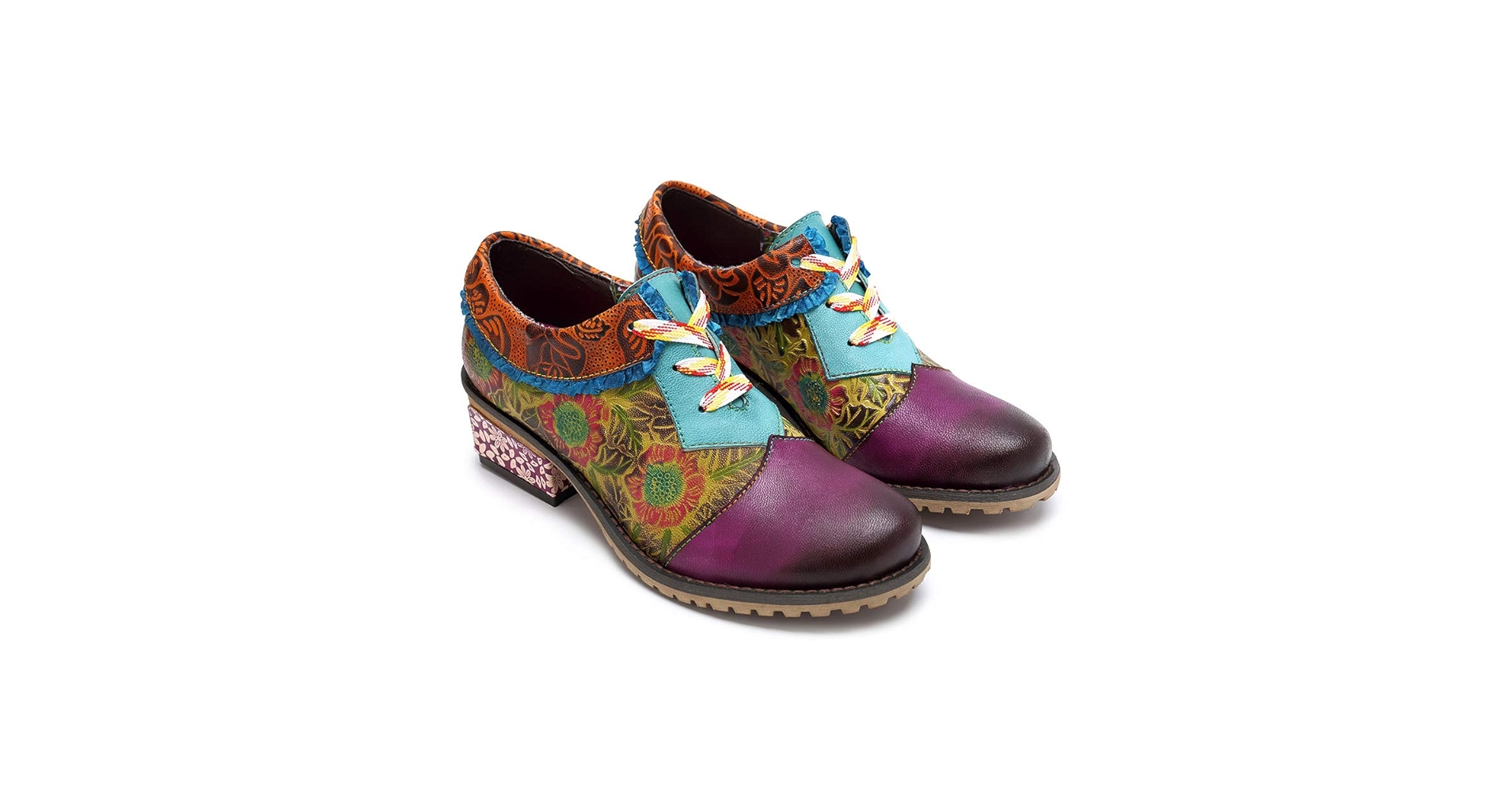 Amazon.com | CrazycatZ Womens Vintage Bohemian Ankle Oxford