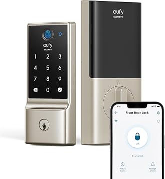 eufy Security Smart Lock C220, Fingerprint Keyless Entry Door Lock