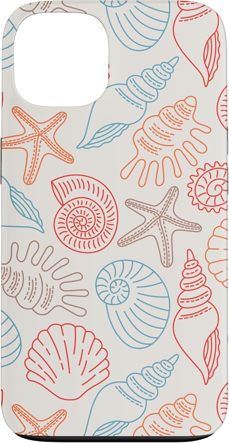 Trendy Coastal Granddaughter Aesthetic Preppy Shells Ocean Case for iPhone 16