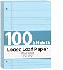 HIBOX Loose Leaf Paper Wide Ruled Notebook Paper, 100 Sheets 8