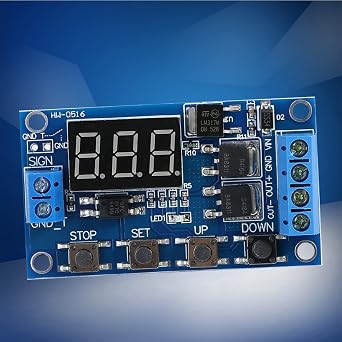 DC 5V-36V Relay Timer Switch, 5-36V LED Display Cycle Delay Timer Switch Turn OnOff Relay Module