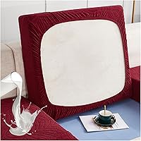 Vista 8 de Fundas de cojín para asiento de sofá, impermeables, de alta elasticidad, universal, elástica, fundas de cojín de repuesto para cojines individuales