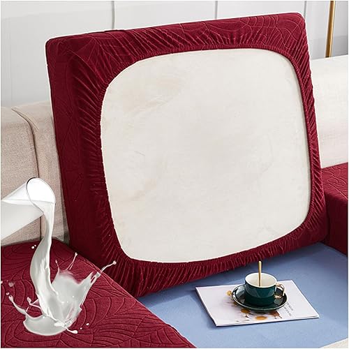 Miniatura 8 de Fundas de cojín para asiento de sofá, impermeables, de alta elasticidad, universal, elástica, fundas de cojín de repuesto para cojines individuales