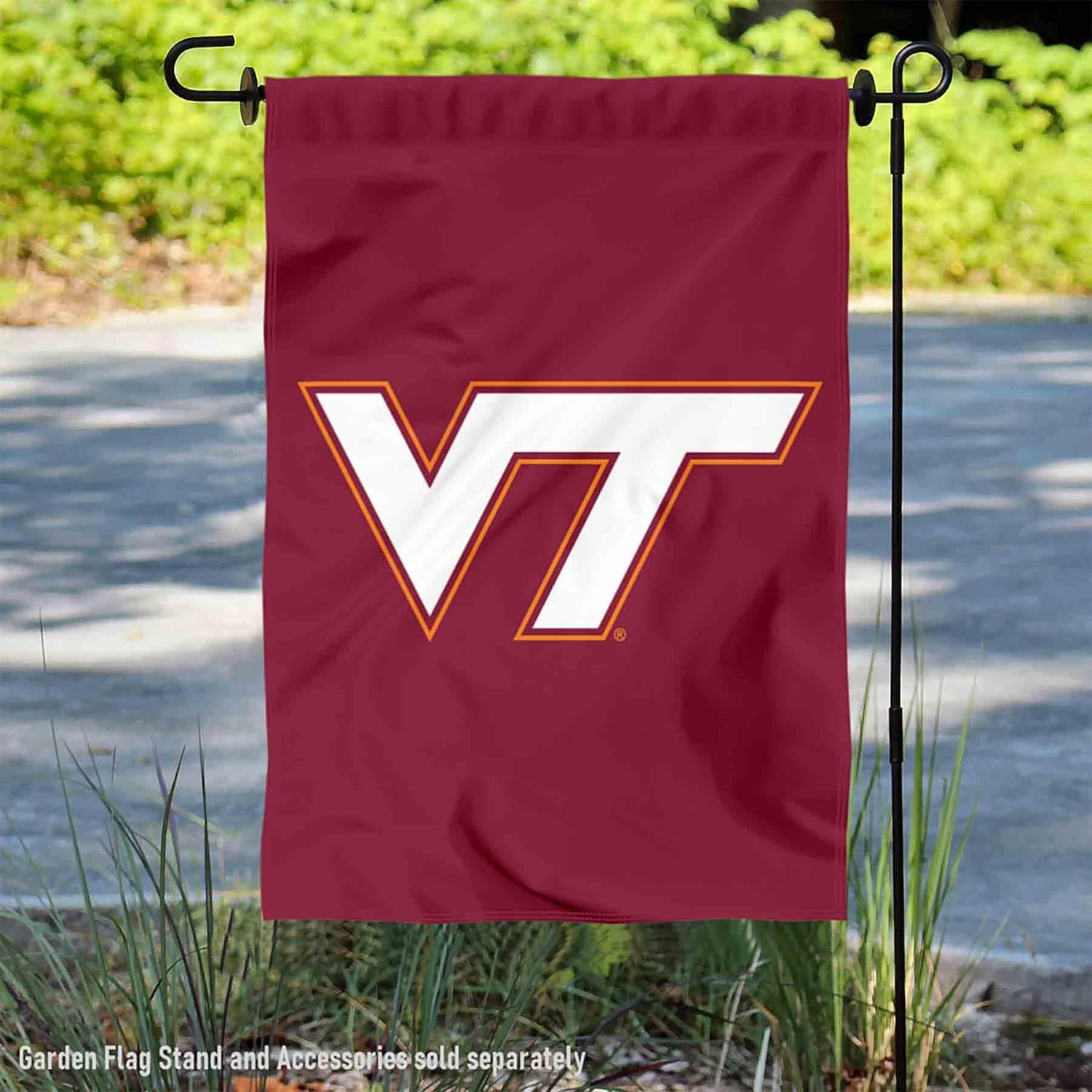 VA Tech Hokies VT Logo Garden Flag