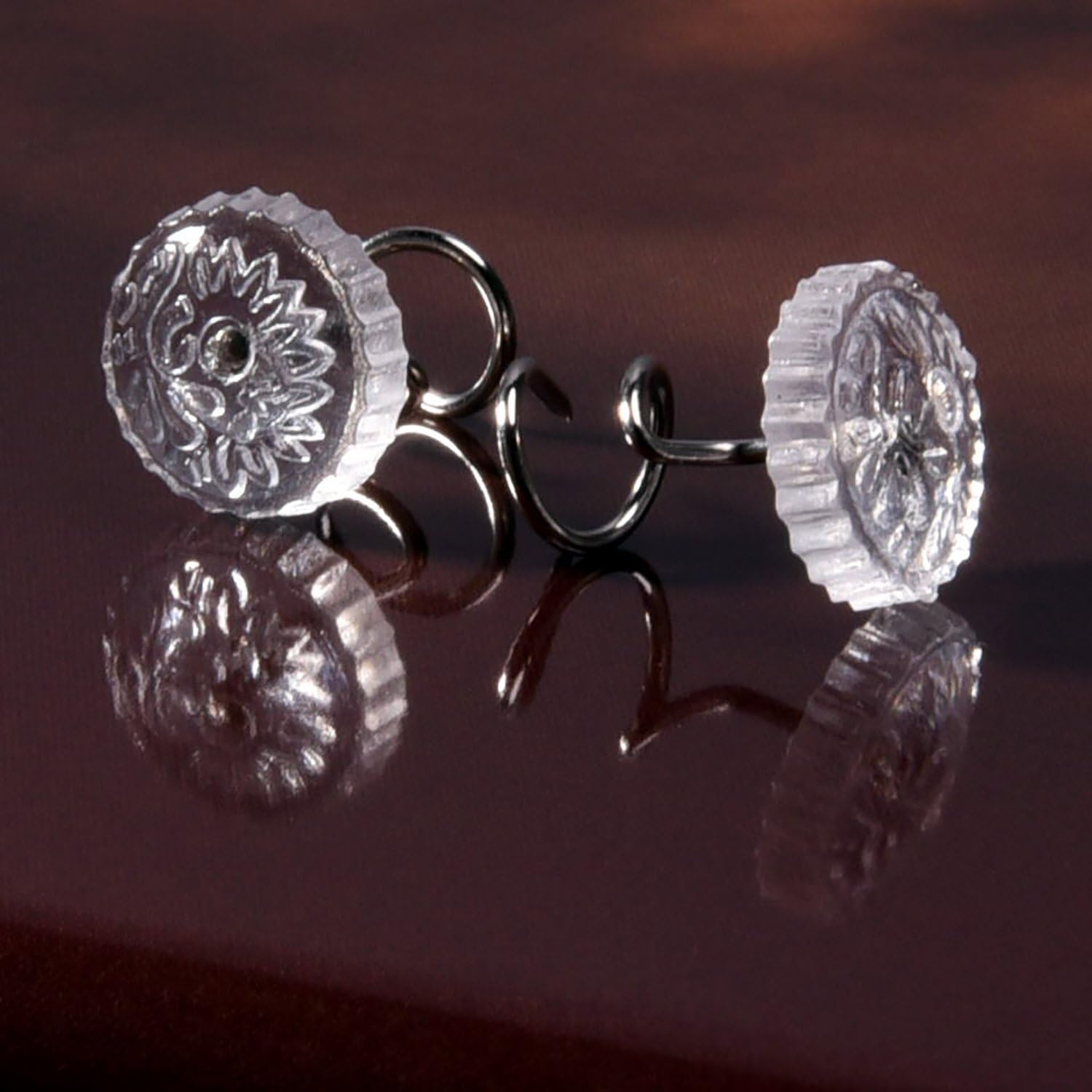 Sumind Clear Twist Pins Heads Twisty Pin with Plastic Contain Box for Upholstery, Slipcovers and Bedskirts, 50 Pieces: Home & Kitchen