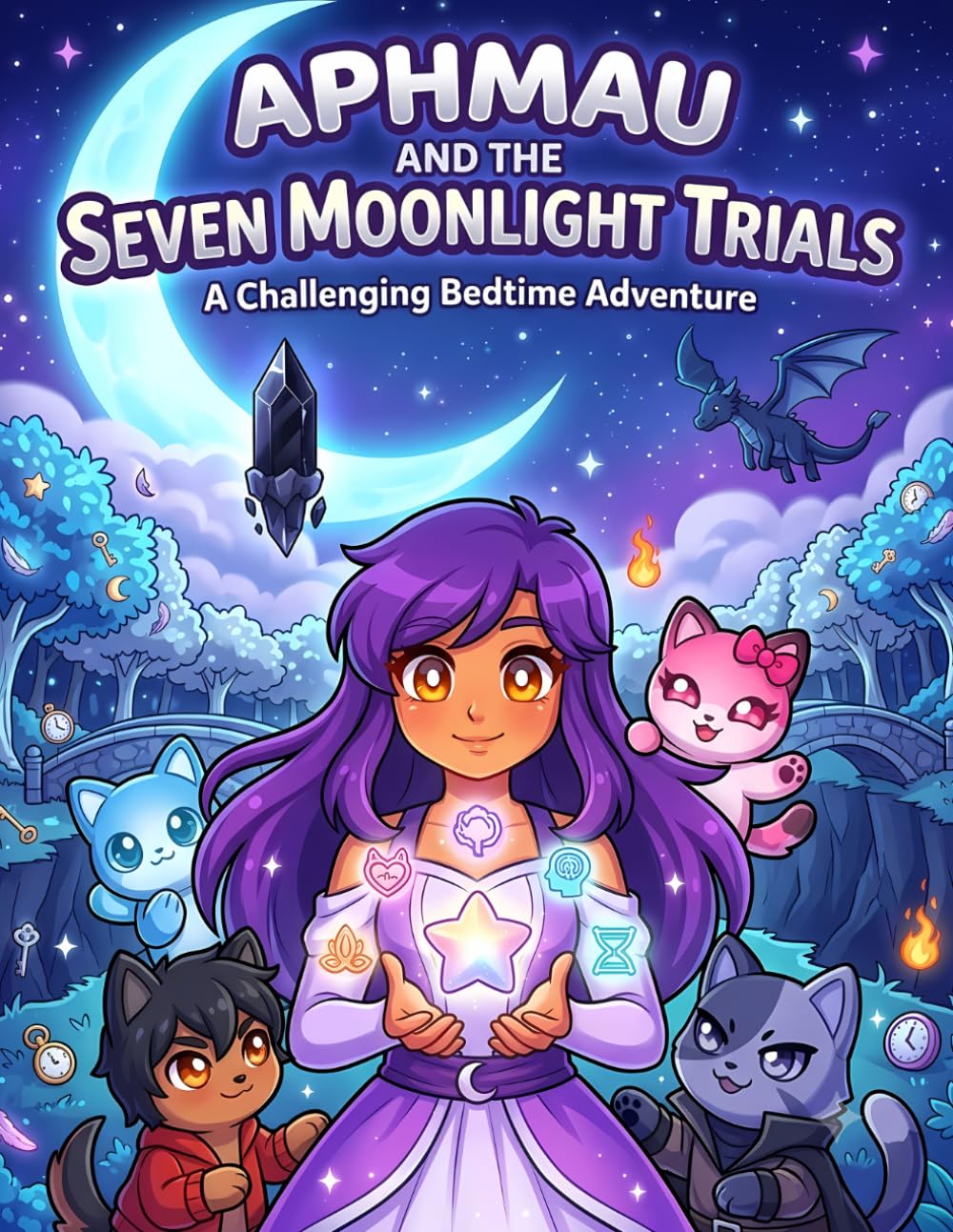 Aphmau Story Book: A Challenging Bedtime Adventure Stories the Seven Moonlight Trials